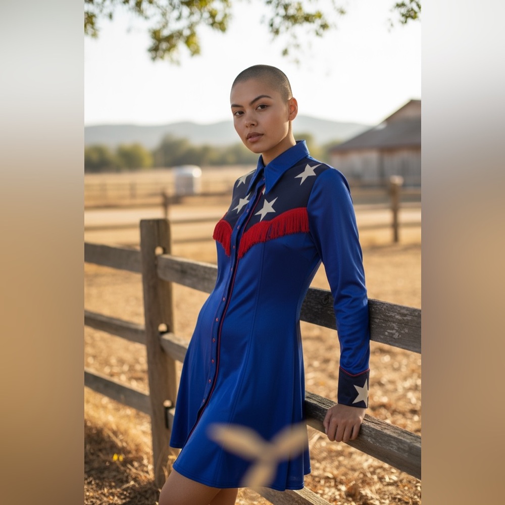 POONTANG vintage dress (ATLANTA GA BRAND EARLY 90'S)